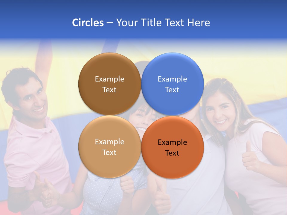 Friends Venezuelan Liking PowerPoint Template