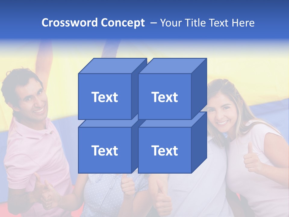 Friends Venezuelan Liking PowerPoint Template