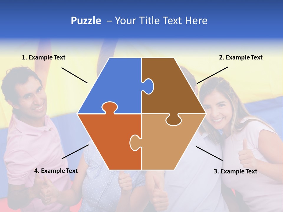 Friends Venezuelan Liking PowerPoint Template