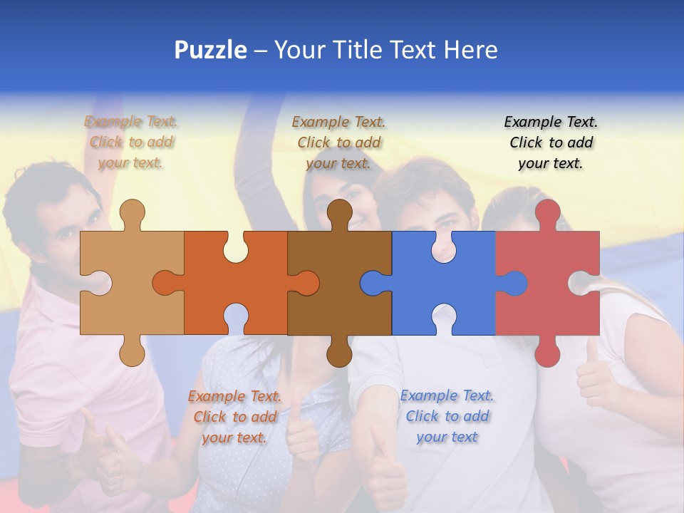 Friends Venezuelan Liking PowerPoint Template