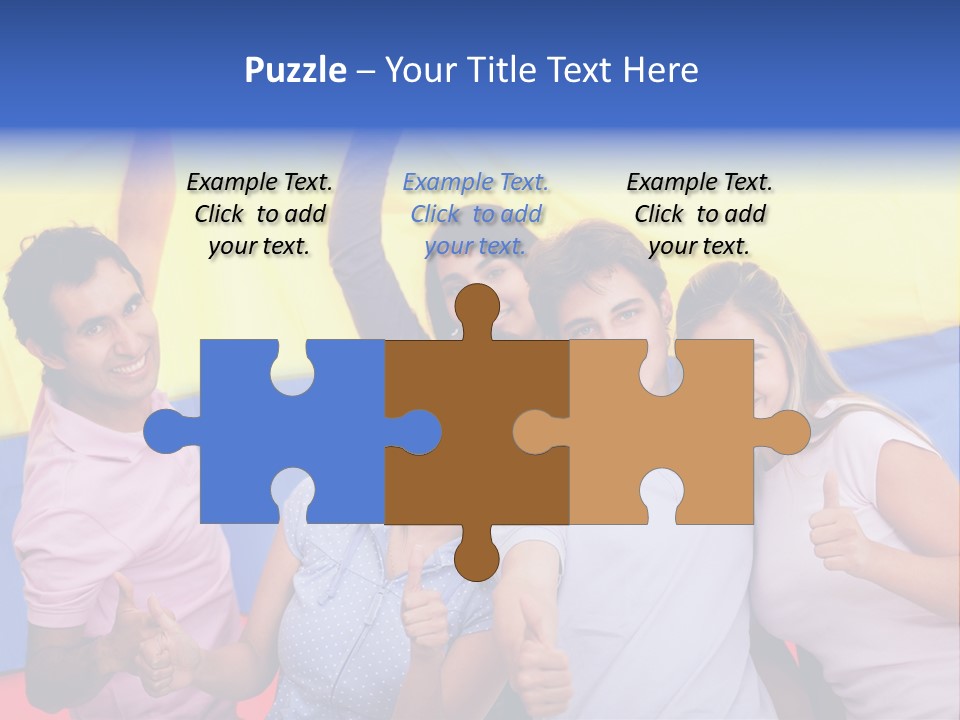 Friends Venezuelan Liking PowerPoint Template