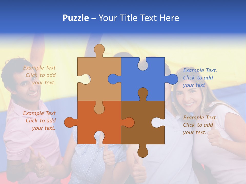 Friends Venezuelan Liking PowerPoint Template