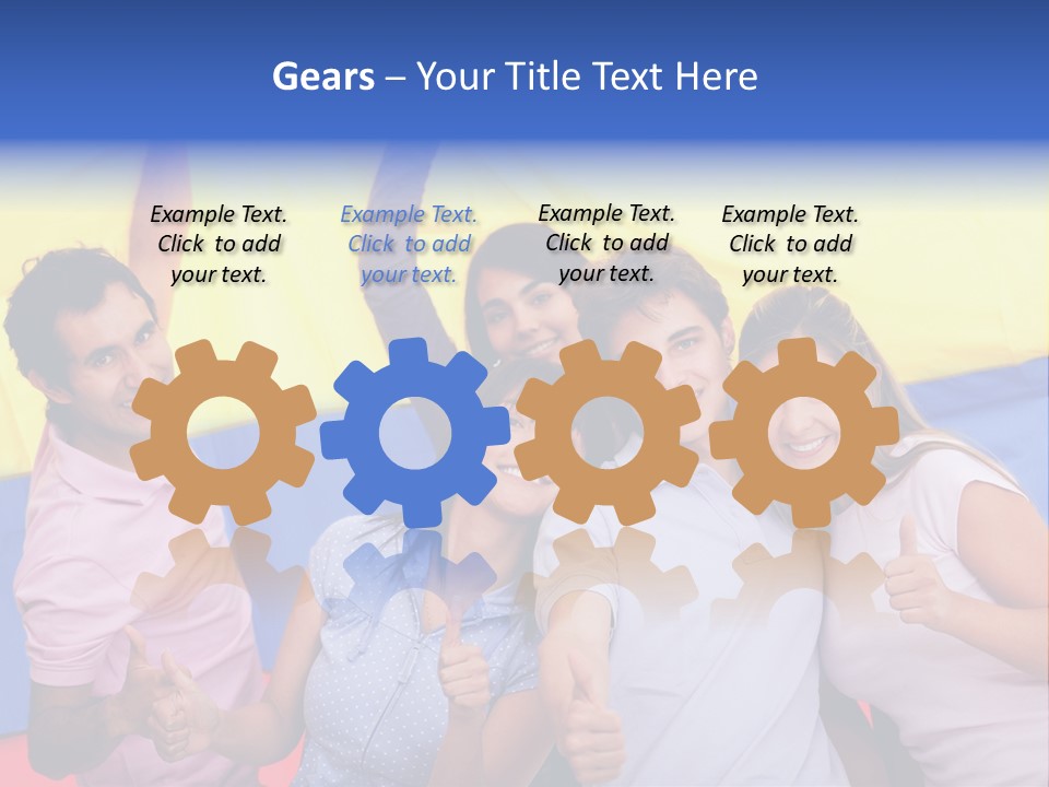 Friends Venezuelan Liking PowerPoint Template