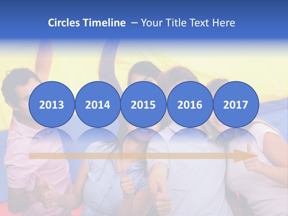 Friends Venezuelan Liking PowerPoint Template