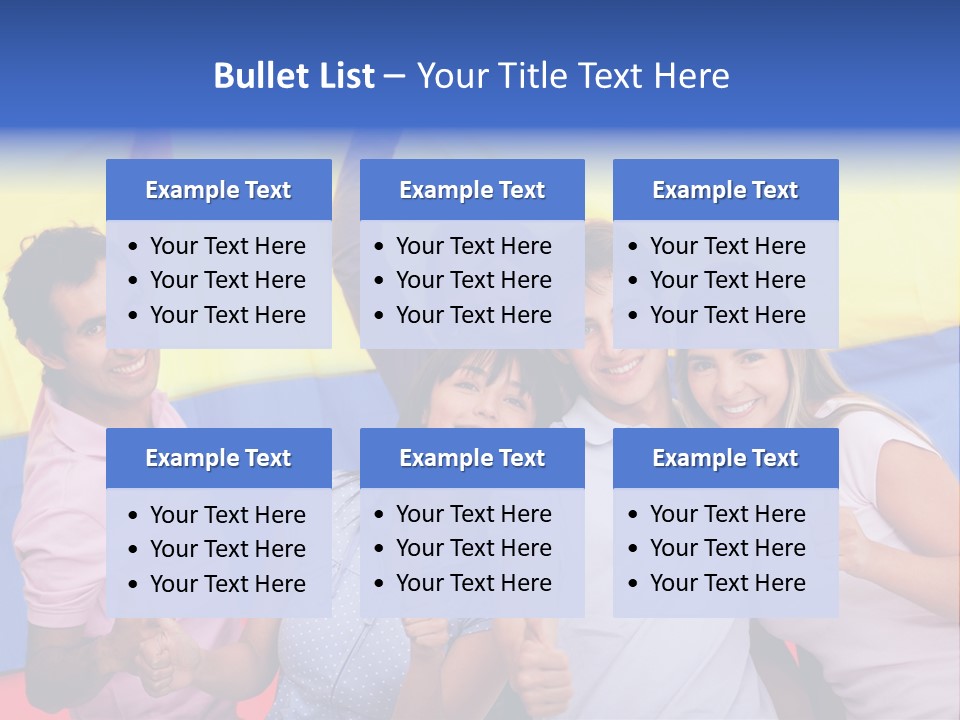 Friends Venezuelan Liking PowerPoint Template