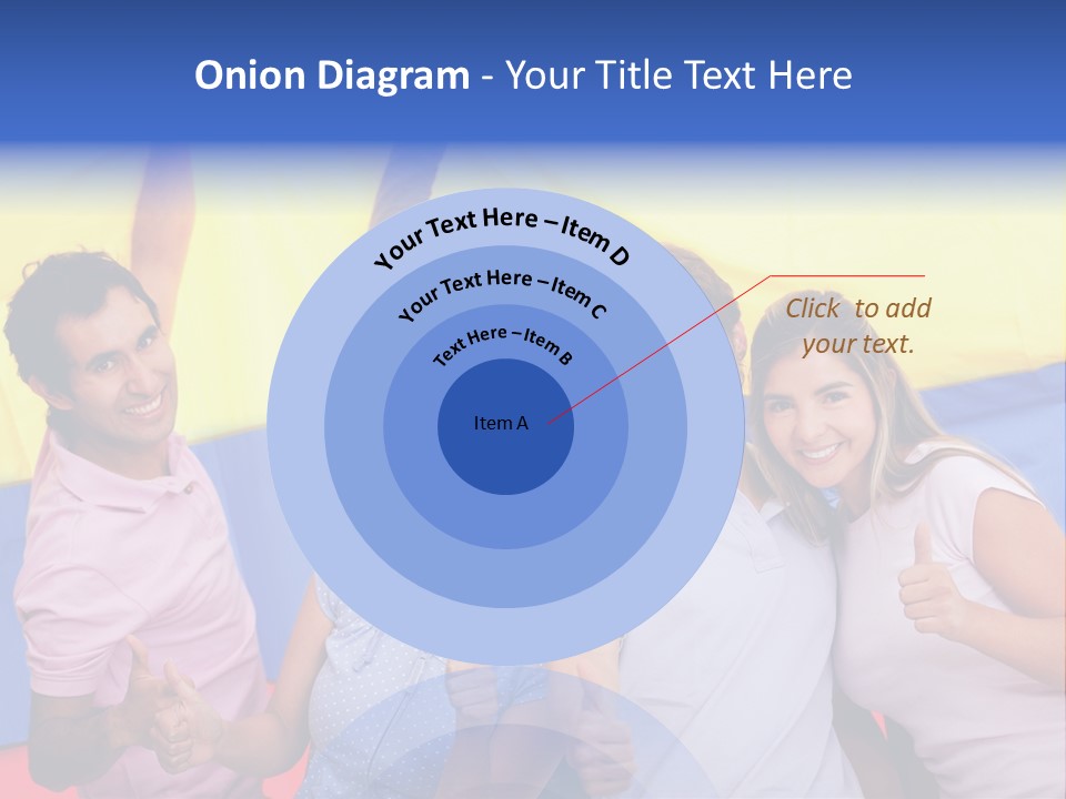 Friends Venezuelan Liking PowerPoint Template