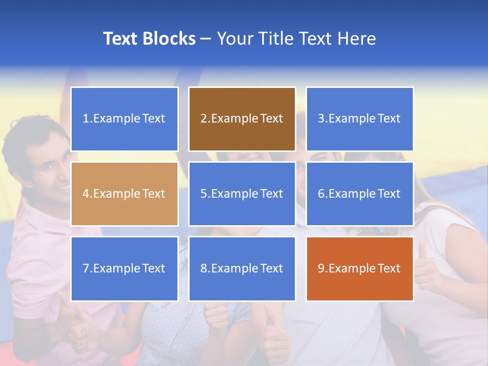 Friends Venezuelan Liking PowerPoint Template