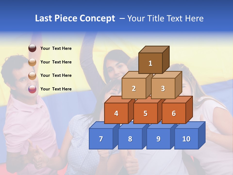 Friends Venezuelan Liking PowerPoint Template