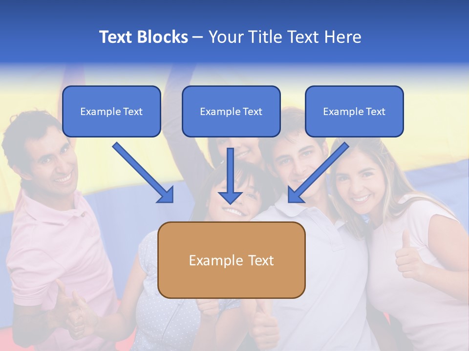 Friends Venezuelan Liking PowerPoint Template