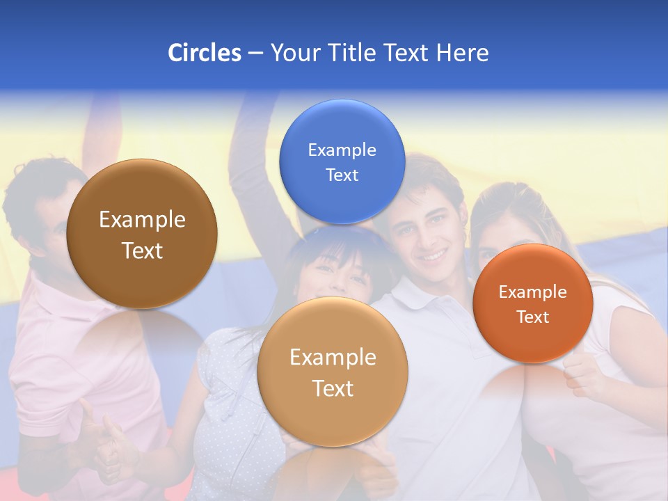 Friends Venezuelan Liking PowerPoint Template