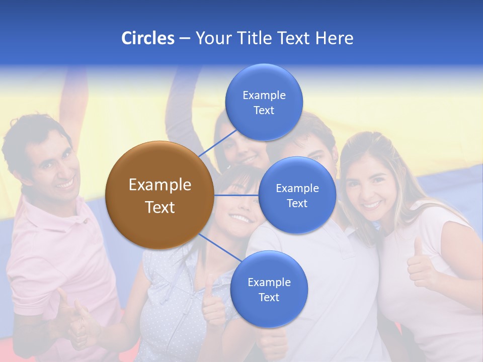 Friends Venezuelan Liking PowerPoint Template