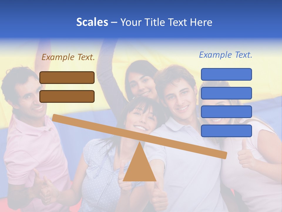 Friends Venezuelan Liking PowerPoint Template