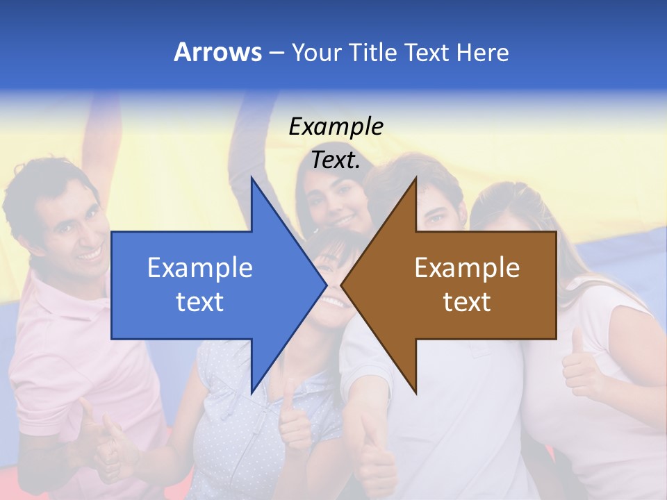 Friends Venezuelan Liking PowerPoint Template