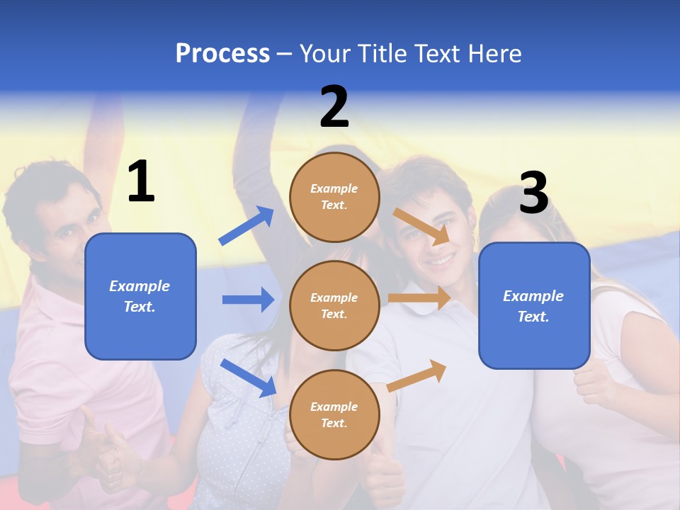 Friends Venezuelan Liking PowerPoint Template