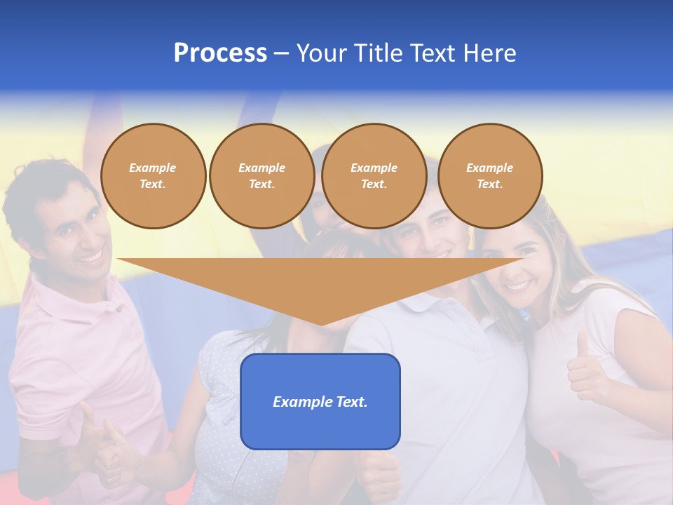 Friends Venezuelan Liking PowerPoint Template
