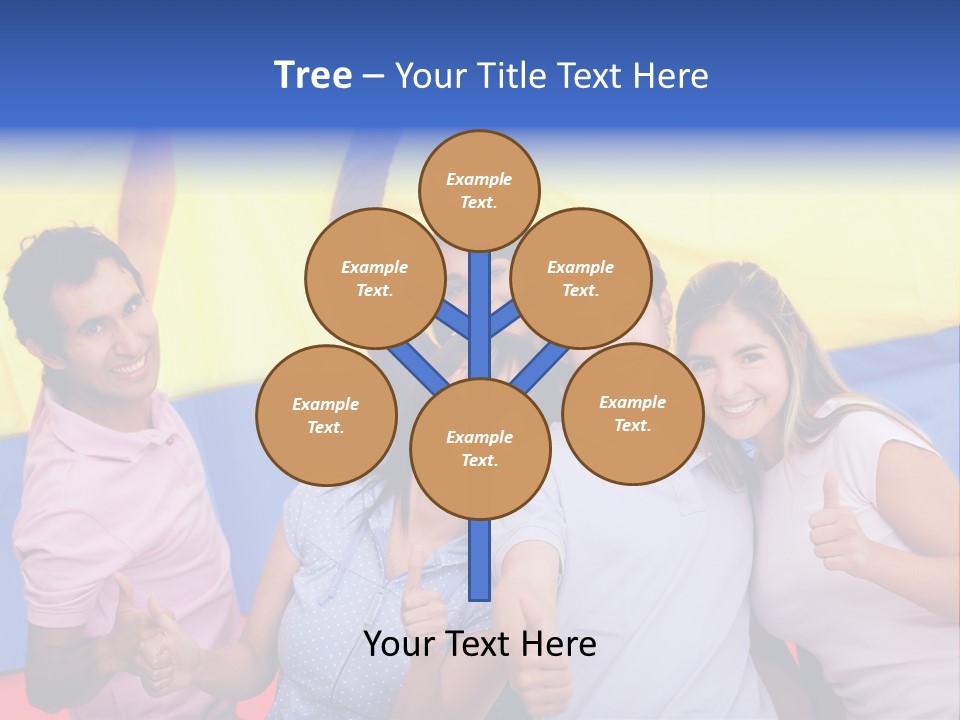 Friends Venezuelan Liking PowerPoint Template