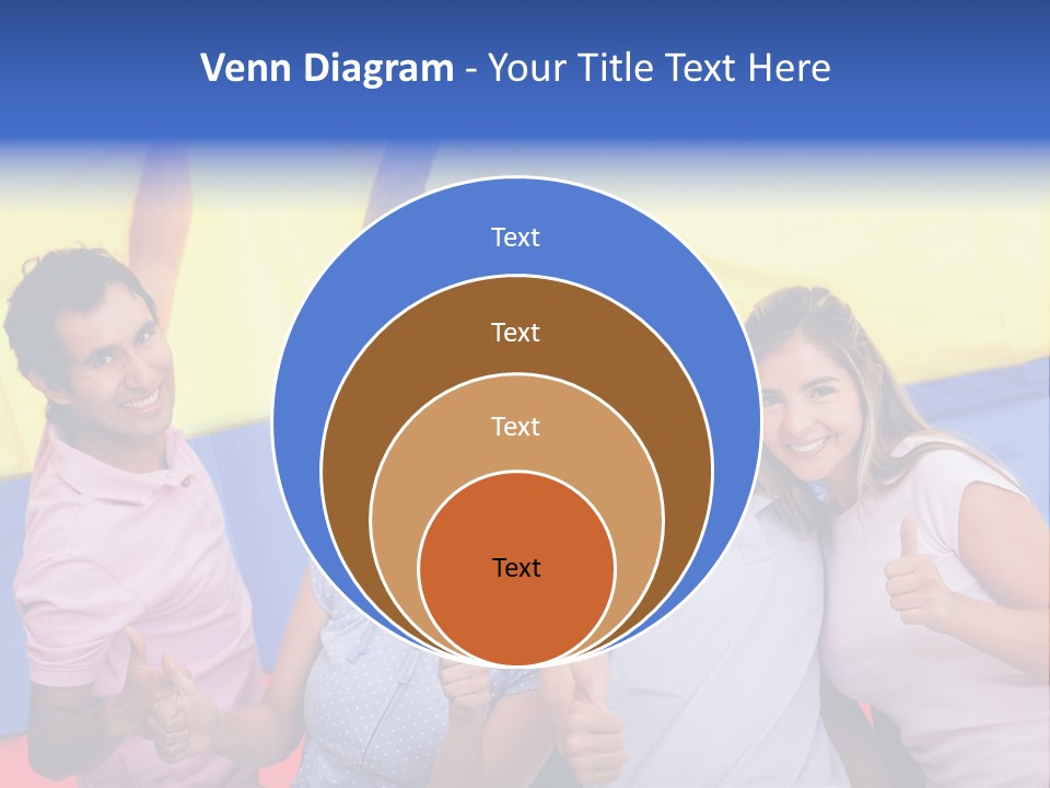 Friends Venezuelan Liking PowerPoint Template