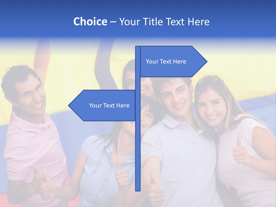 Friends Venezuelan Liking PowerPoint Template