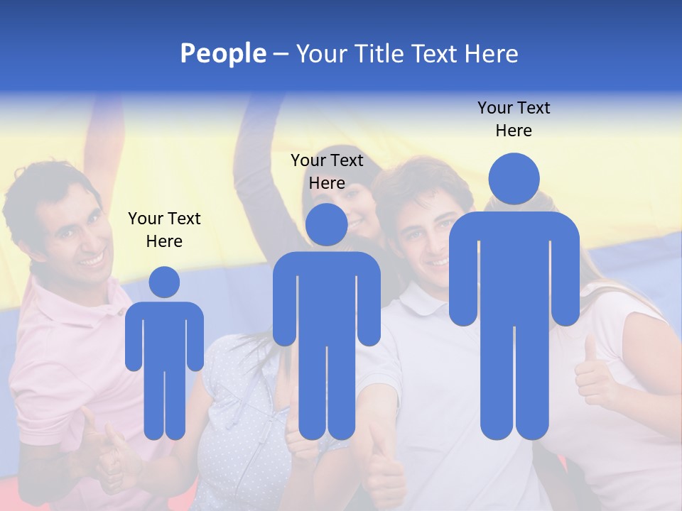 Friends Venezuelan Liking PowerPoint Template