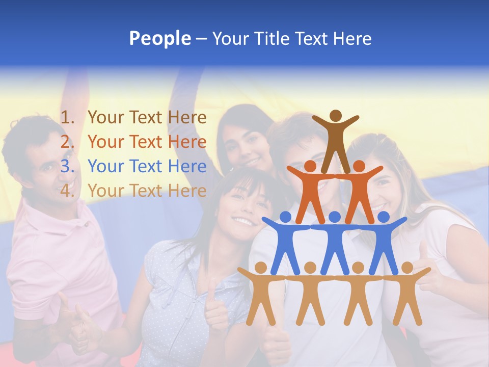 Friends Venezuelan Liking PowerPoint Template
