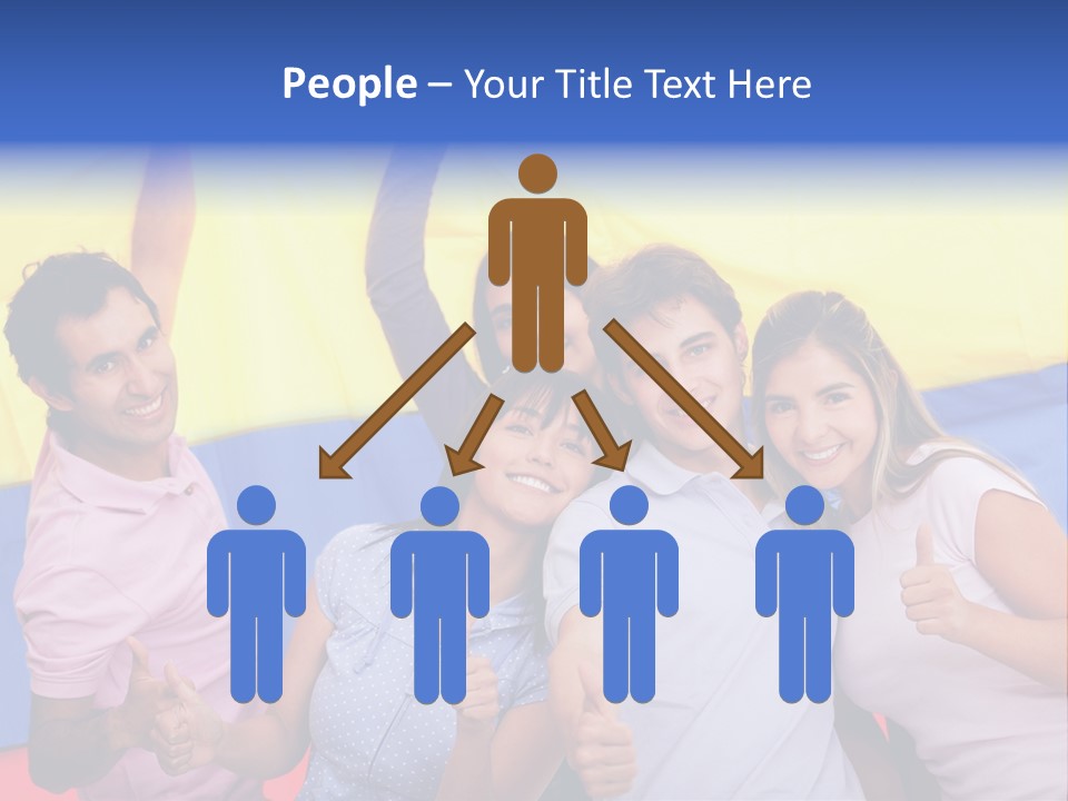 Friends Venezuelan Liking PowerPoint Template