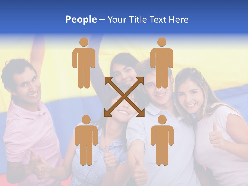 Friends Venezuelan Liking PowerPoint Template