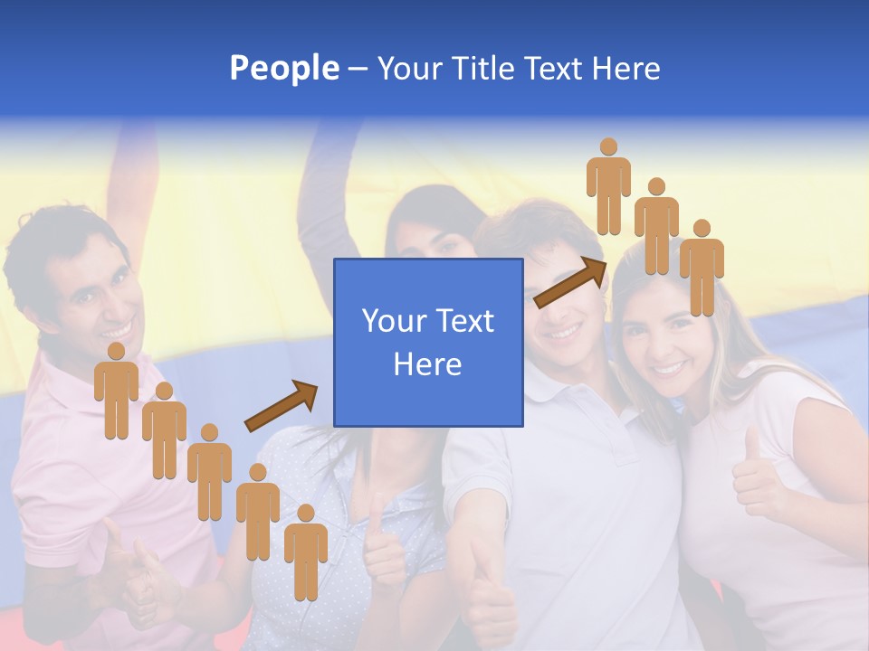 Friends Venezuelan Liking PowerPoint Template