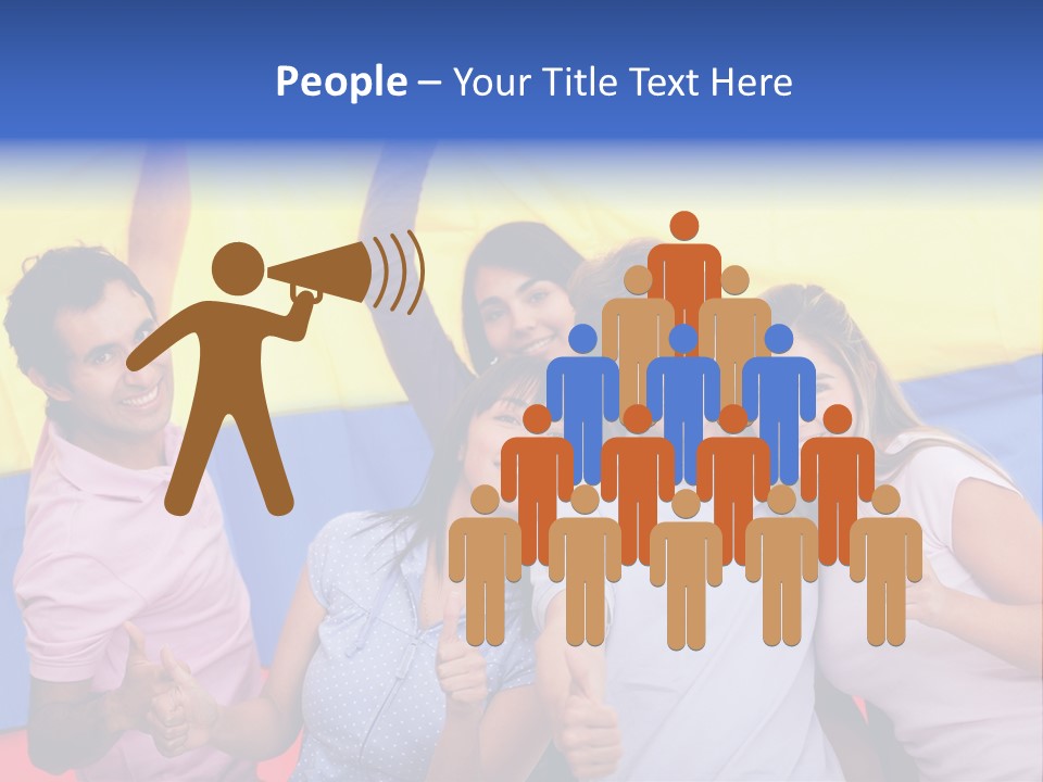 Friends Venezuelan Liking PowerPoint Template