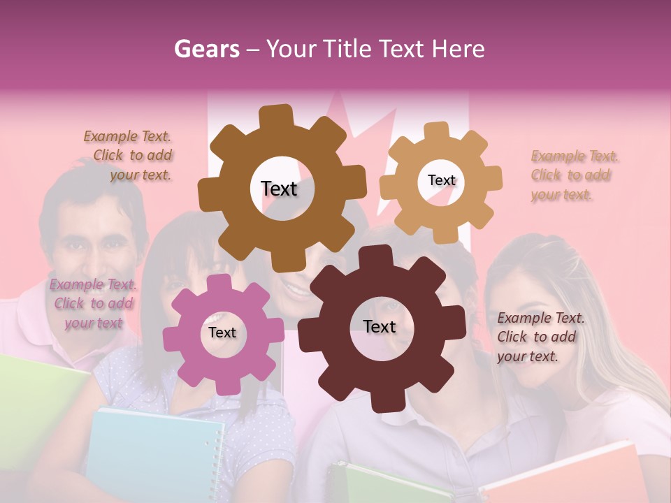 Knowledge Students Travel PowerPoint Template