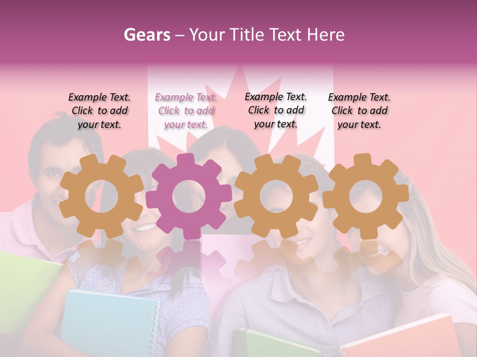 Knowledge Students Travel PowerPoint Template