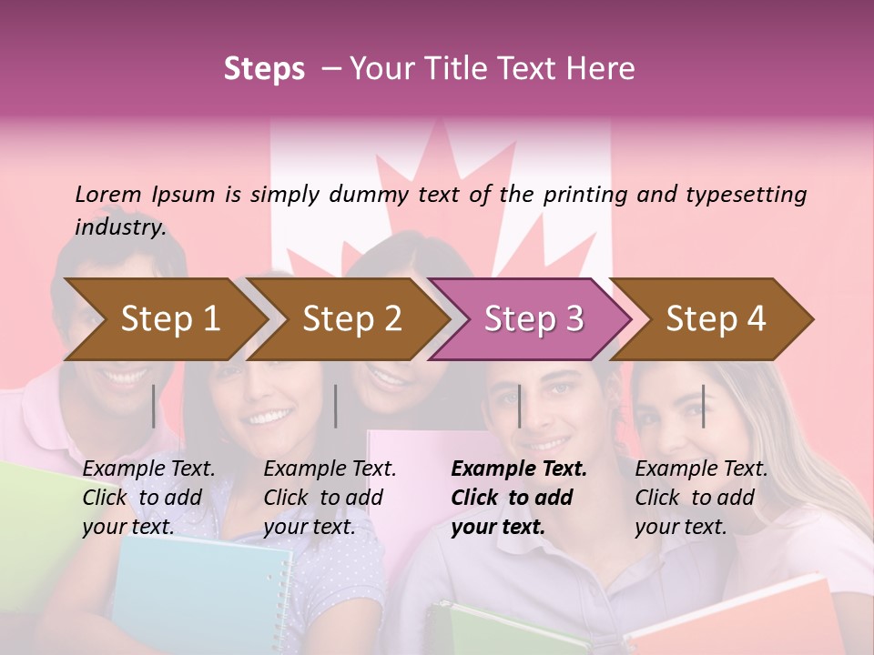 Knowledge Students Travel PowerPoint Template