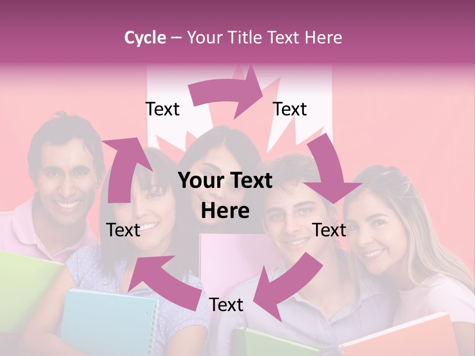 Knowledge Students Travel PowerPoint Template