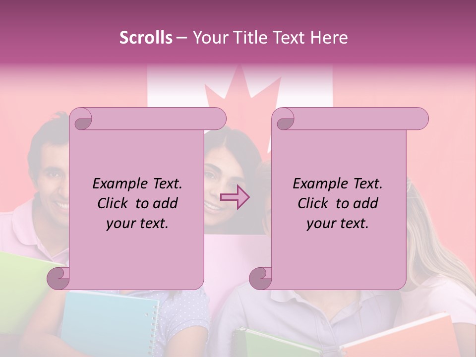 Knowledge Students Travel PowerPoint Template