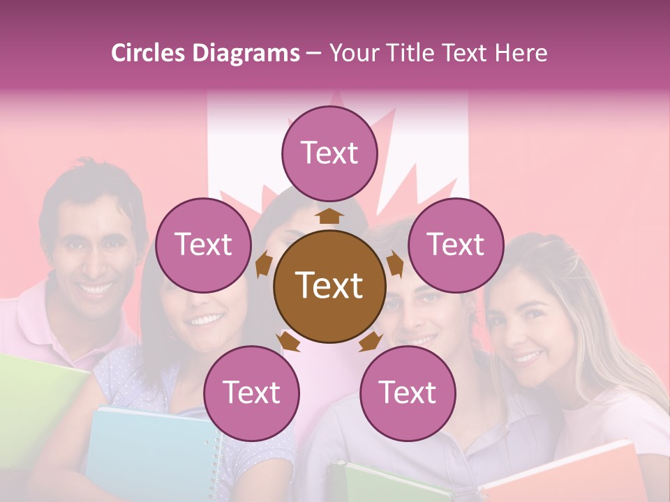 Knowledge Students Travel PowerPoint Template