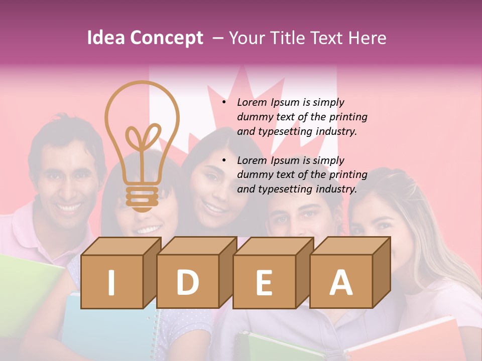 Knowledge Students Travel PowerPoint Template