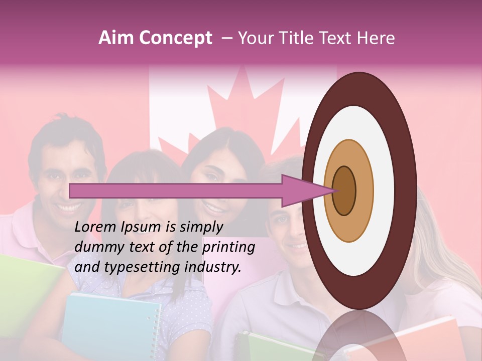 Knowledge Students Travel PowerPoint Template