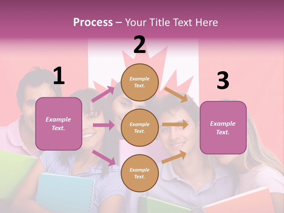 Knowledge Students Travel PowerPoint Template