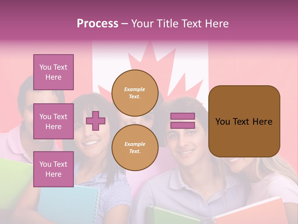 Knowledge Students Travel PowerPoint Template