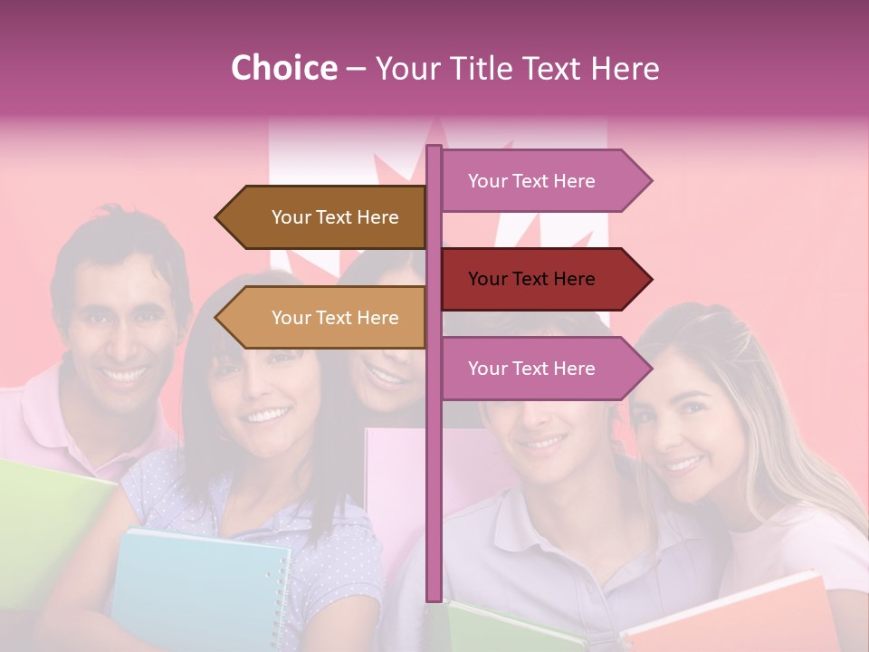 Knowledge Students Travel PowerPoint Template