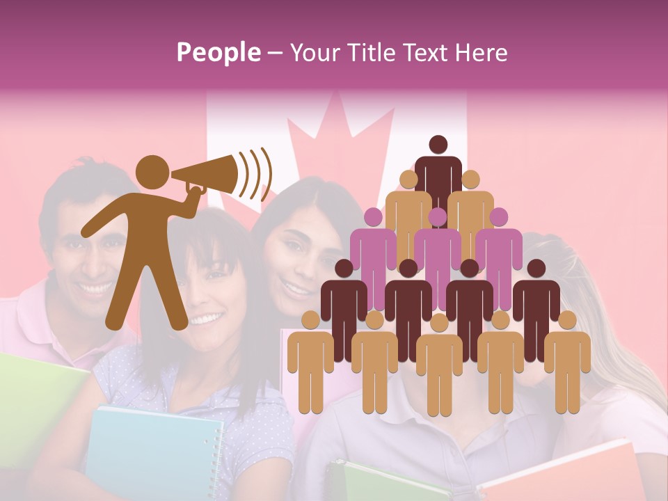 Knowledge Students Travel PowerPoint Template