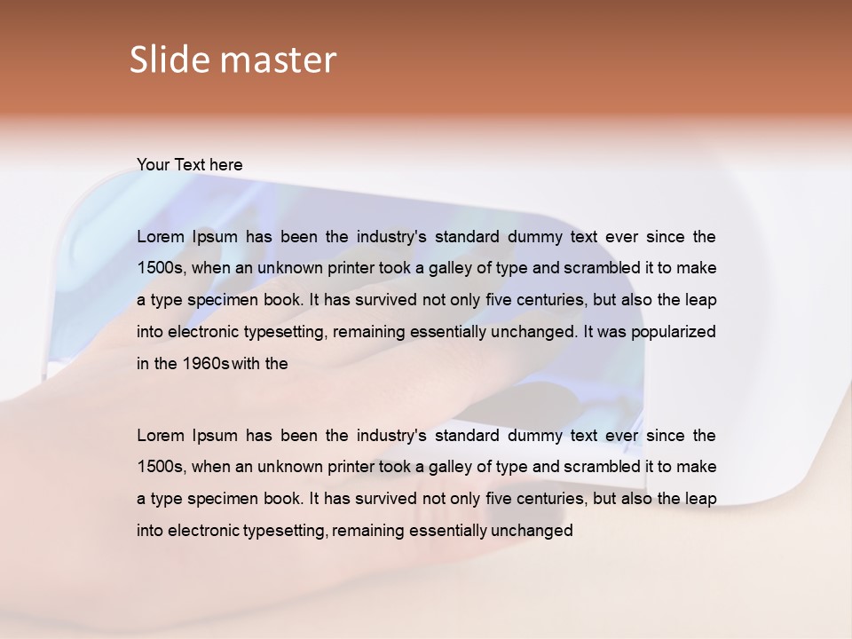Estetico Prodotti Ovatta PowerPoint Template
