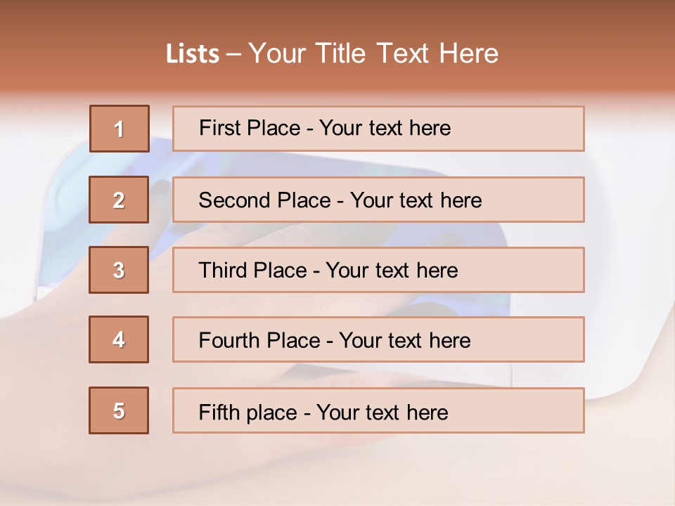 Estetico Prodotti Ovatta PowerPoint Template