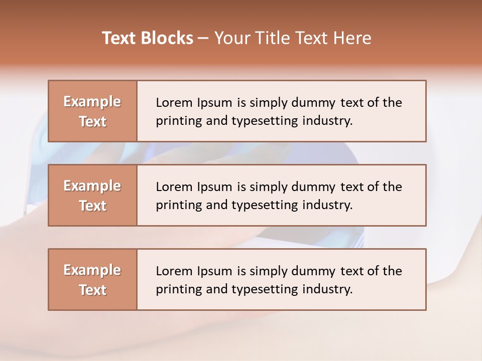 Estetico Prodotti Ovatta PowerPoint Template
