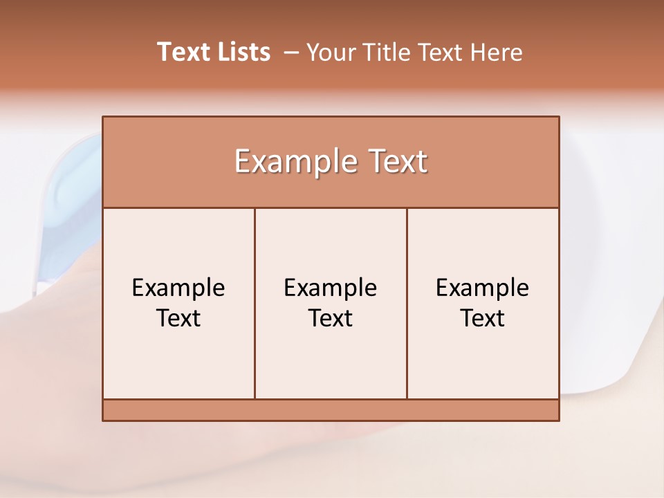 Estetico Prodotti Ovatta PowerPoint Template