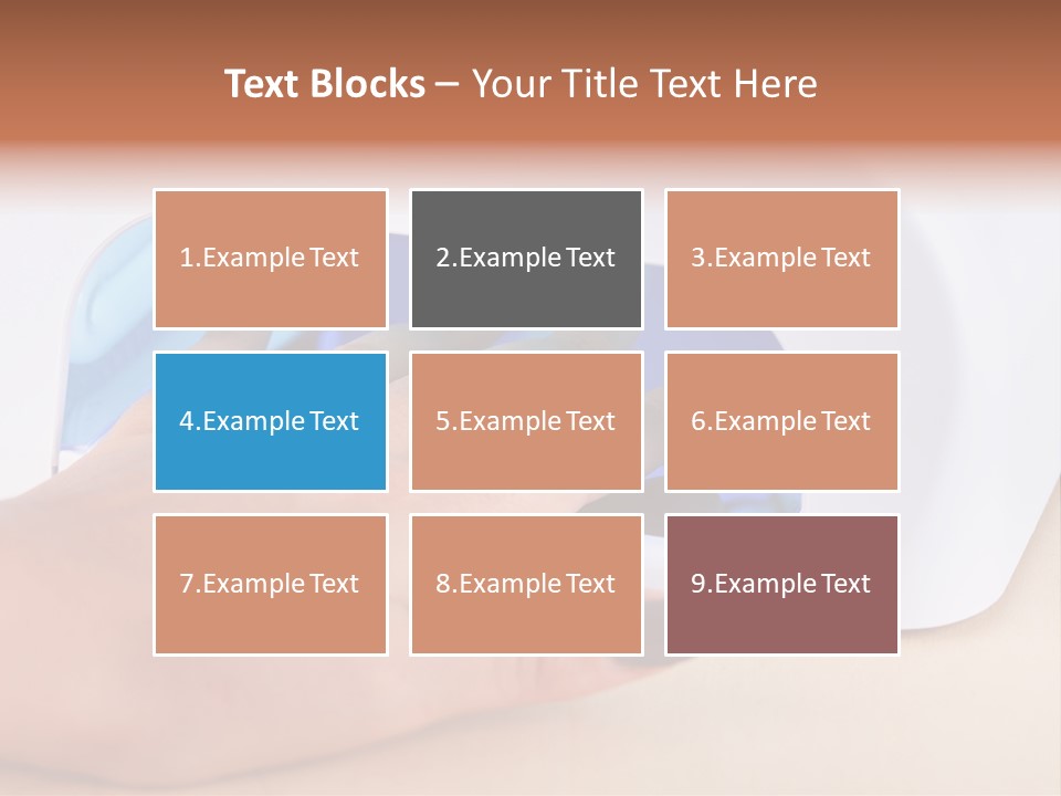 Estetico Prodotti Ovatta PowerPoint Template