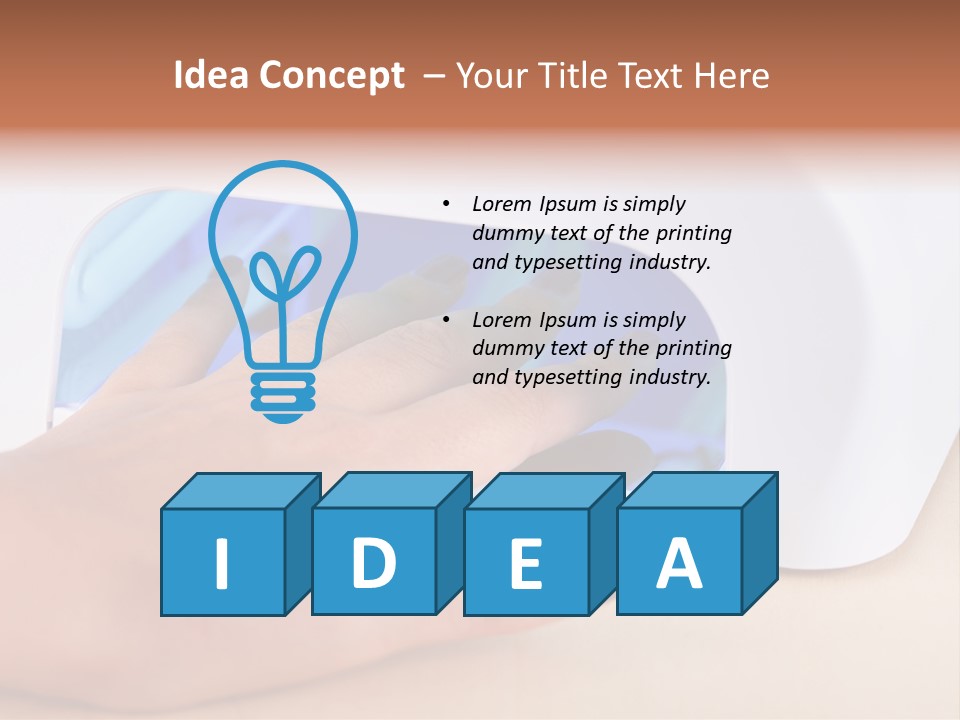 Estetico Prodotti Ovatta PowerPoint Template
