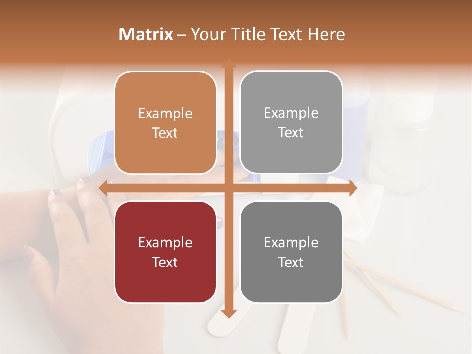 Strumento Centro Manicure PowerPoint Template