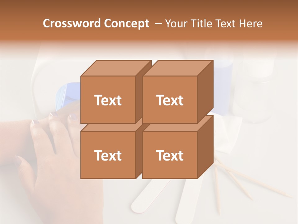 Strumento Centro Manicure PowerPoint Template