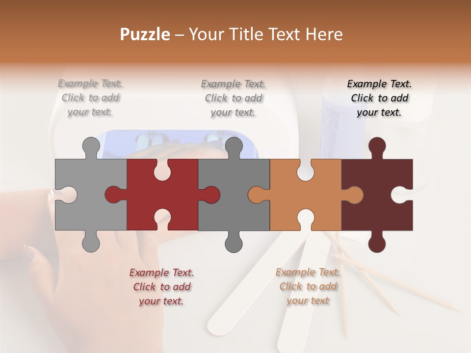 Strumento Centro Manicure PowerPoint Template