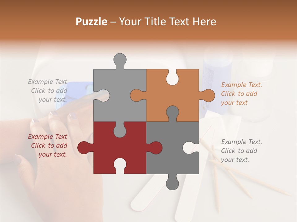 Strumento Centro Manicure PowerPoint Template